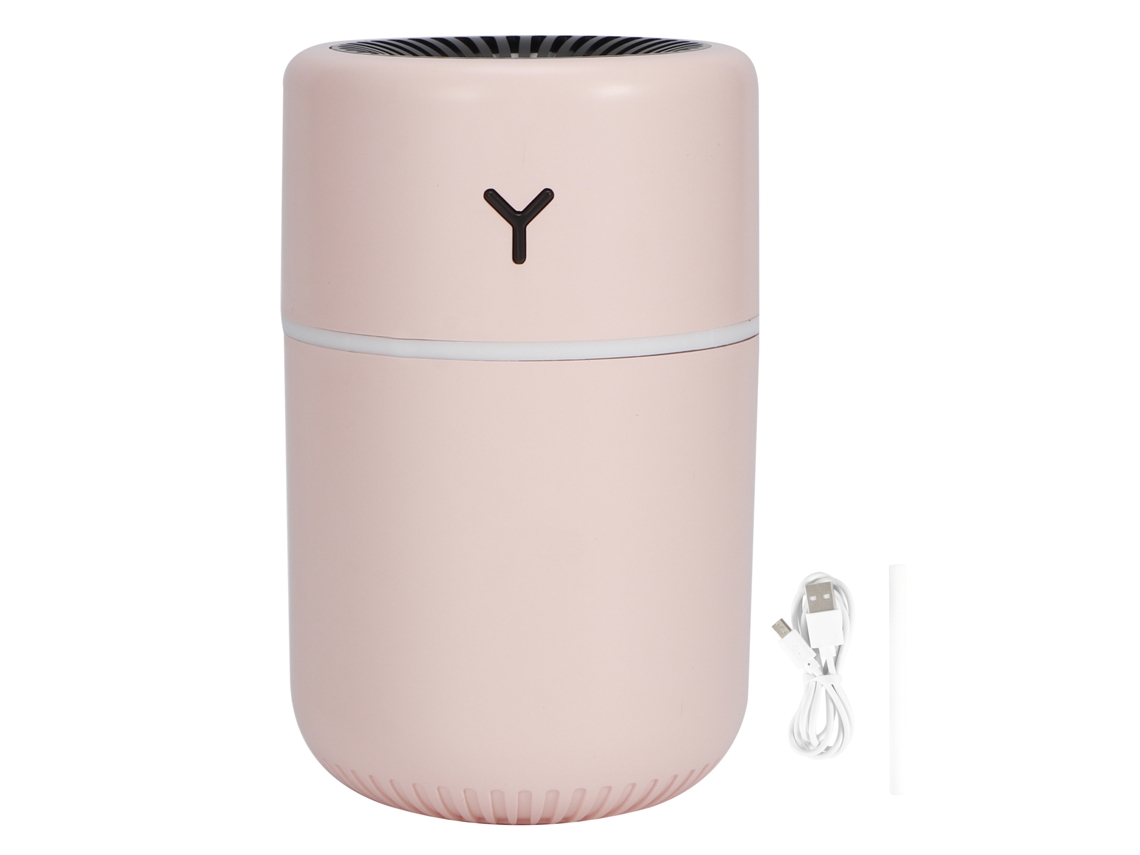 Umidificador Laxiscreed Com Luz, Ajuste De Velocidades E Funcionamento Silencioso, 260ml Usb