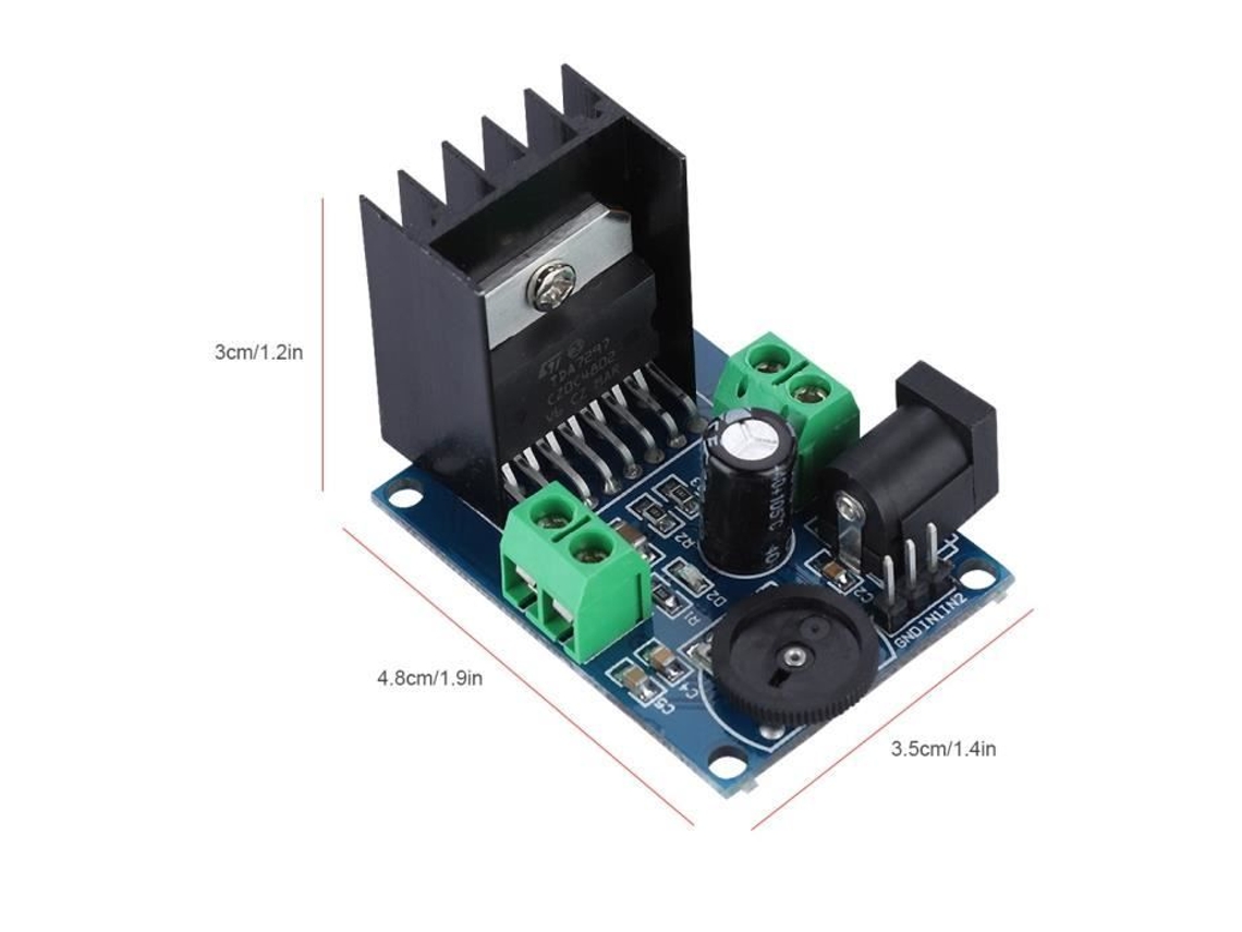 Módulo Amplificador HURRISE Tda7297 2*15W