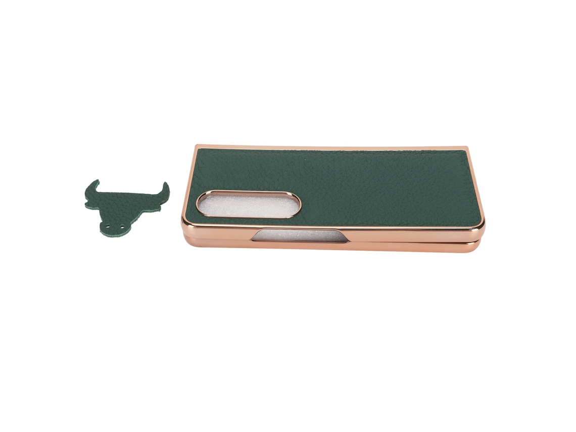 Capa de Couro para Samsung Galaxy Z Fold EOOCOO, resistente a arranhões