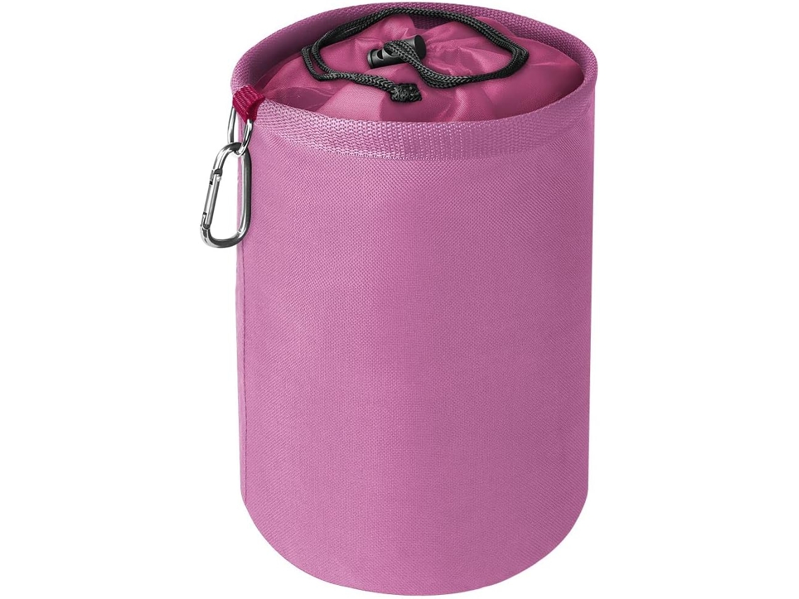 Sacola Para Pregadores De Roupa Vicloon Premium, Sacola Grande Rosa Com Cordão E Gancho Para Pendurar, Uso Interno E Externo, Pregadores De Roupa