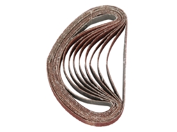 Cinta De Lixa Abrasiva Para Lixadeira De Dedo Elétrica 330*10mm (vermelho 80) Para Polimento E Lixamento
