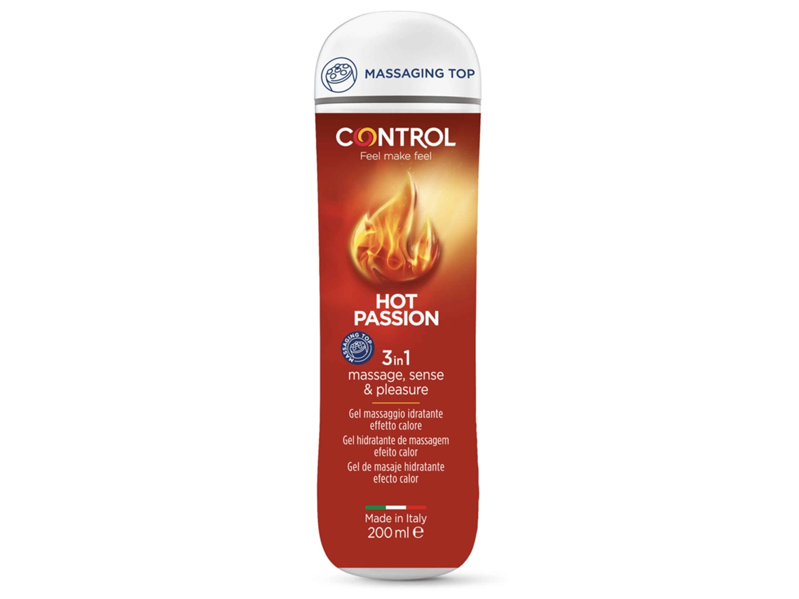 Gel de Massagem Hot Passion 3 em 1 Control