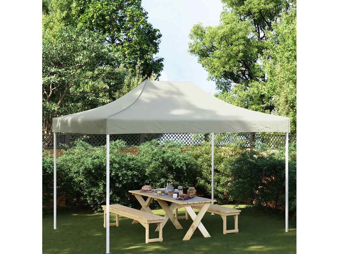 Vidaxl Teto Para Tenda De Festas 4,5x3 M 270 G/m² Cor Creme
