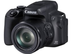 Máquina Fotográfica Compacta CANON SX70HS (Preto - 20.3 MP - ISO: 100 a 3200 - Zoom Ótico: 65x)
