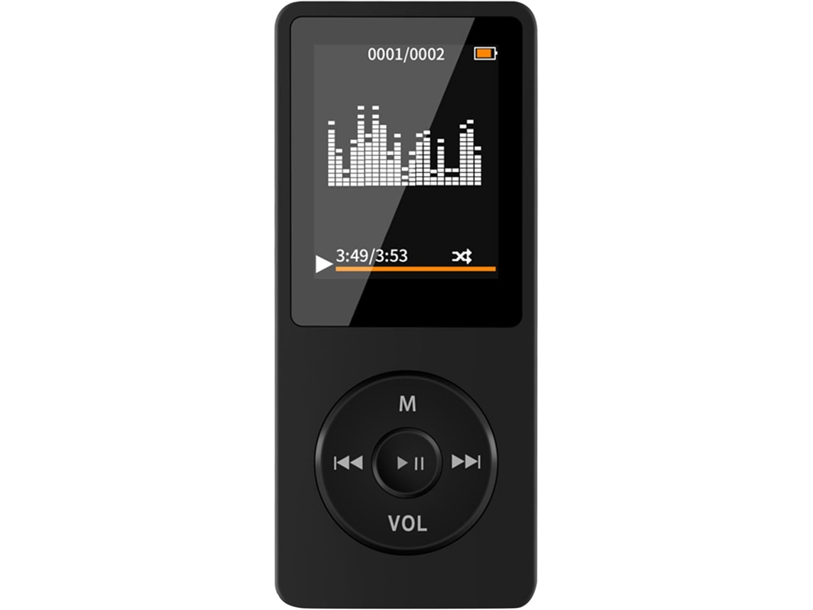 Reprodutor de MP3/MP4 Bluetooth de 32 GB, cartão de memória portátil para esportes de 32 GB com músicas, leve para corrida.