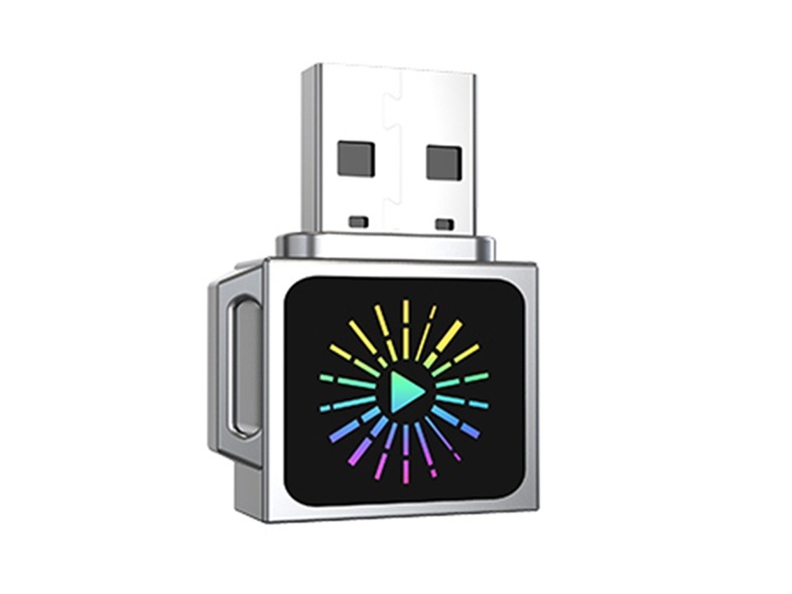 Adaptador 2 Em 1 Sem Fio Para Carplay E Android Auto, Mini Dongle Metálico Carplay Sem Fio Wifi 6, Plug And Play, Interface Usb-a.