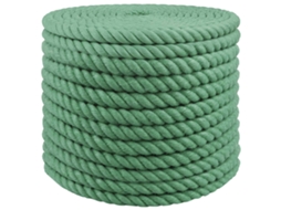 Vidaxl Corda De Juta 20 Mm Verde 100% Juta Tossa