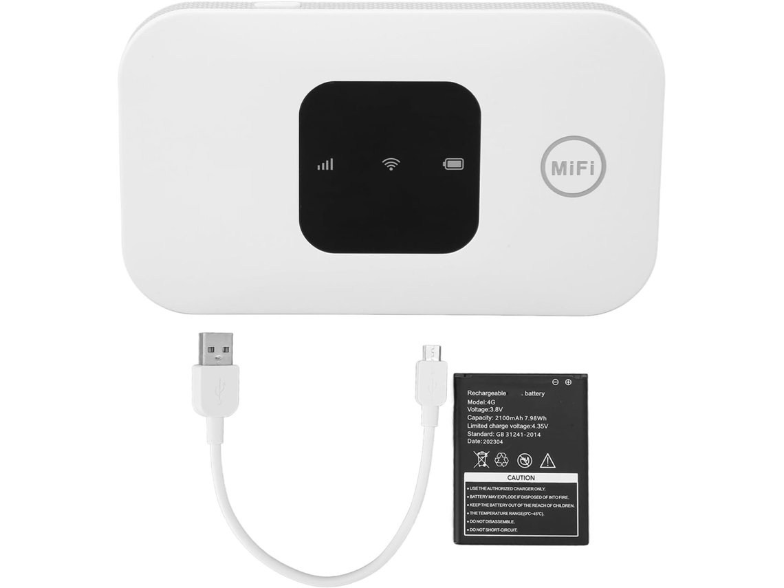 Roteador Wi-fi 4g Com Slot Para Cartão Micro Sim, Hotspot Móvel De