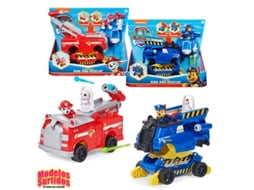 Paw Patrol Coche Transformable Con Lanzador