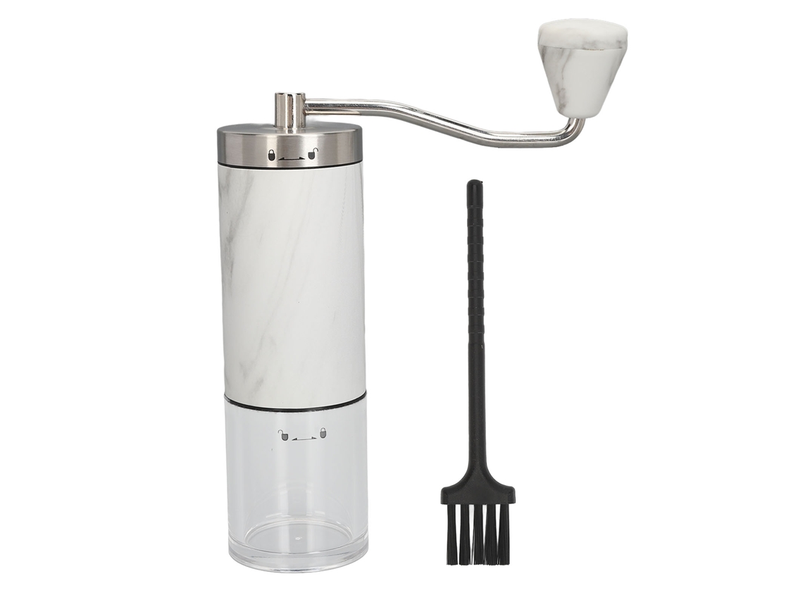 Molinillo De Café Manual De Acero Inoxidable Con Núcleo Cerámico Ajustable Para Hogar Camping Viaje Ct50101