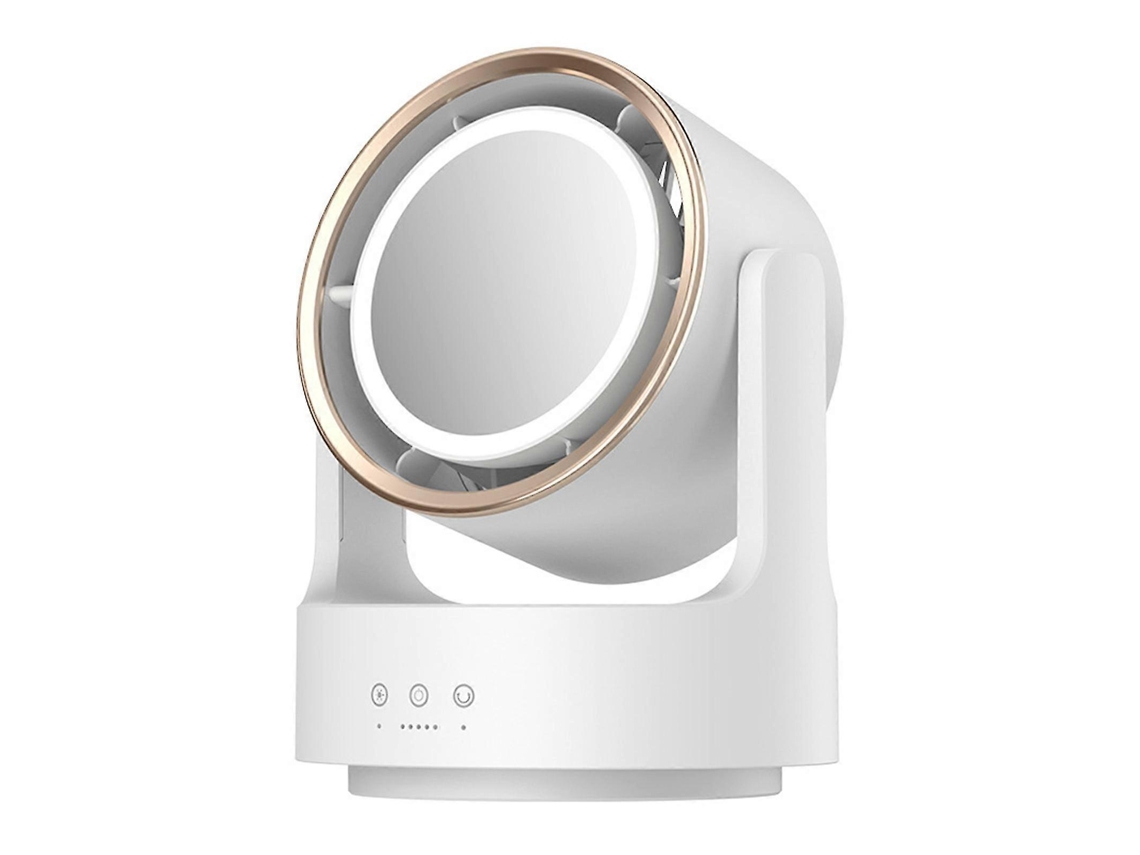 Ventilador de mesa MDUG com visor digital, 4 velocidades e oscilação de 120 graus