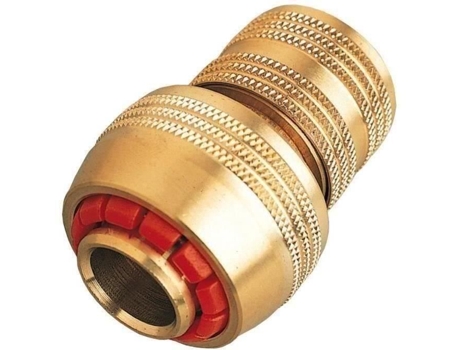 Conexão De Parada Rápida Em Latão Raco Expert 15 Mm Amarelo Ouro Qualidade Raco