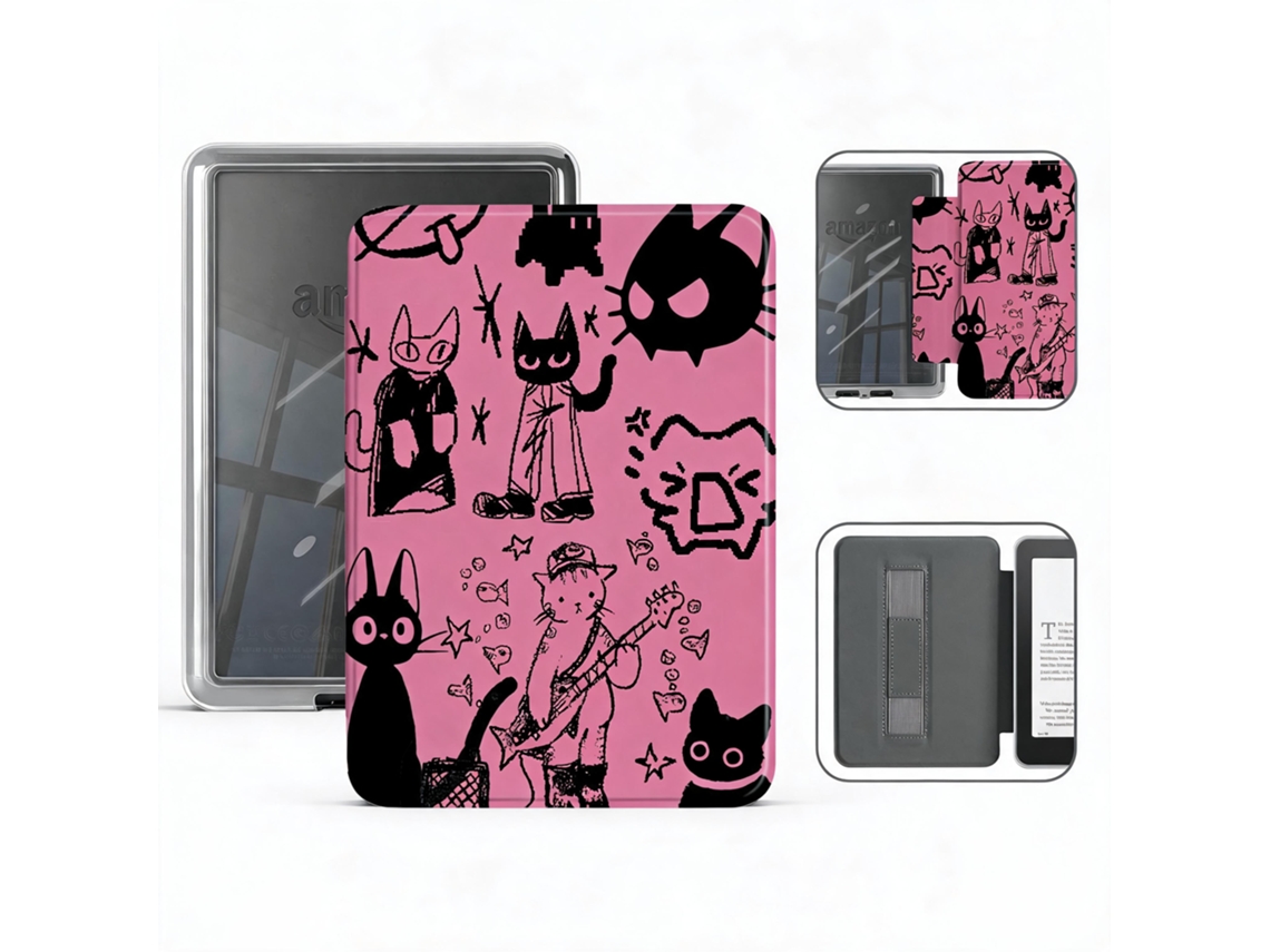 Capa Hibbent Protetora De E Reader Para Kobo Clara Colour N367/clara Bw N365/clara 2e N506 6 Polegadas (estilo Separável-yu457)