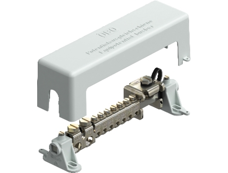 Potenzialausgleichsschiene 1801vde Lichtgrau M.7 Klemmen Bis 25qmm 1801vde Obo Bettermann (5015650)