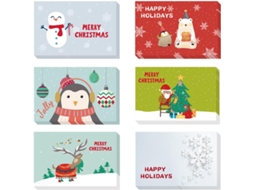 Postais De Natal, 24 Postais De Natal, Postais De Natal Com 24 Envelopes Aquaforge