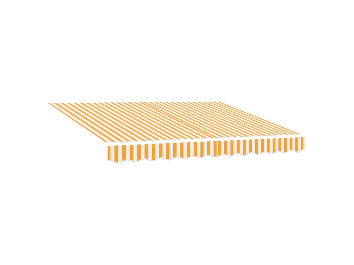 Conjunto 1 Tecido De Toldos Vidaxl Amarelo Lona (235 X 195 Cm)