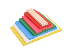 Vidaxl Conjunto Blocos De Construção 150 Pcs Pinho Maciço Pintado