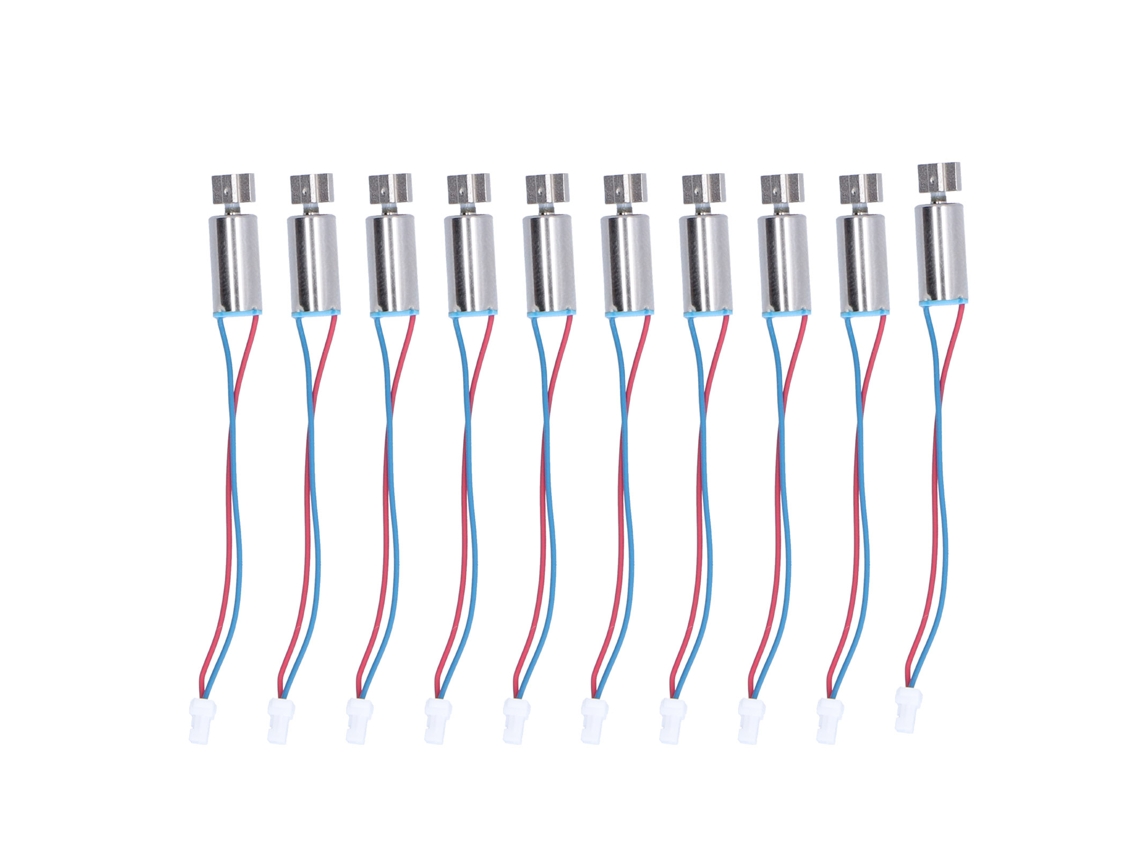 10 Motores De Vibração 1.5v-3v 6x12mm De Alta Precisão Eficiente Mini Sem Núcleo Para Gamepad