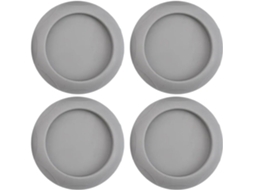 Kit Com 4-protetores De Parede Silicone Para Portão, Antiderrapantes E Sem Furos, Para Segurança De Bebês E