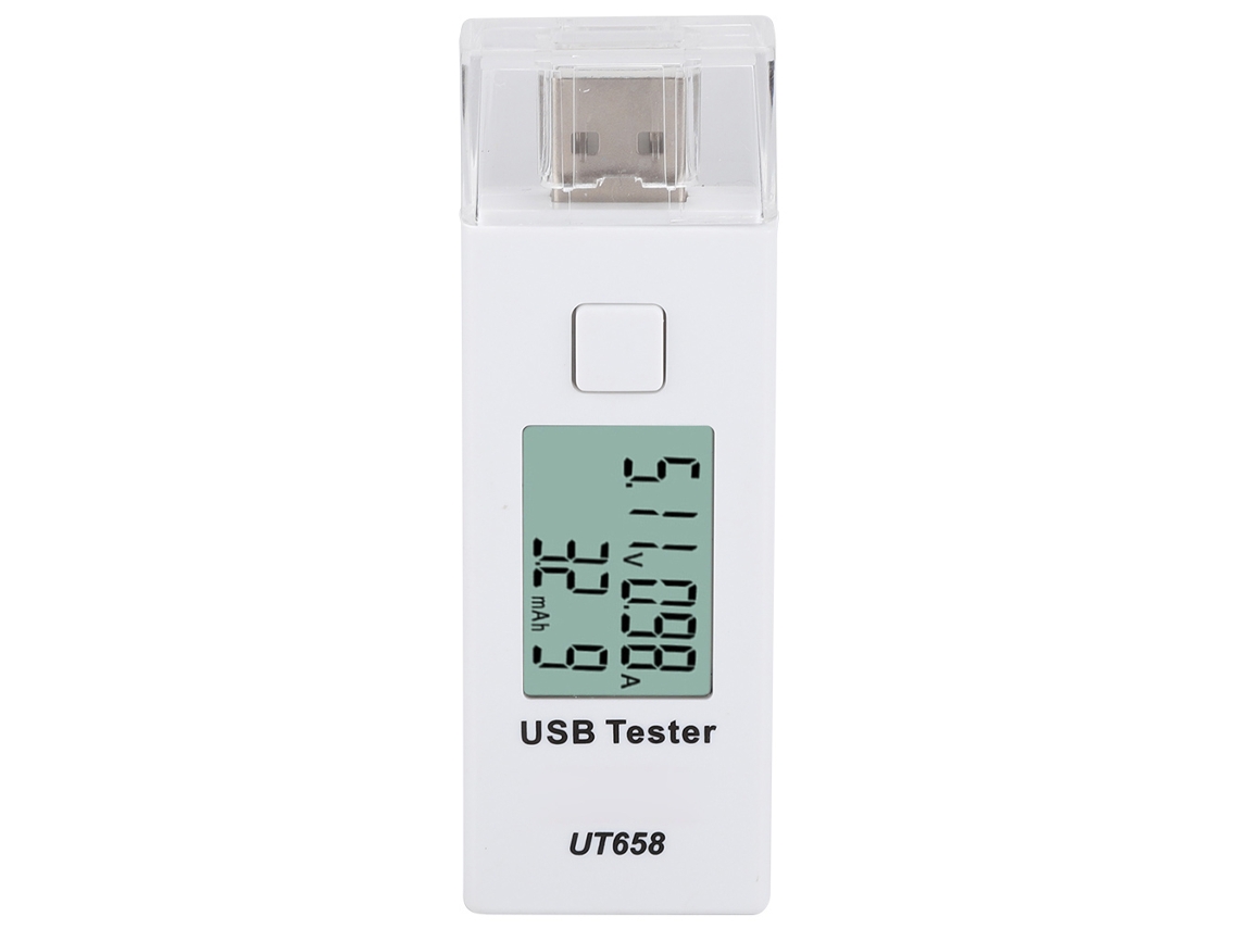 Ut658 Detector De Corrente E Tensão Usb Com Alarme De Alta/baixa Tensão E Display Lcd 10 Conjuntos