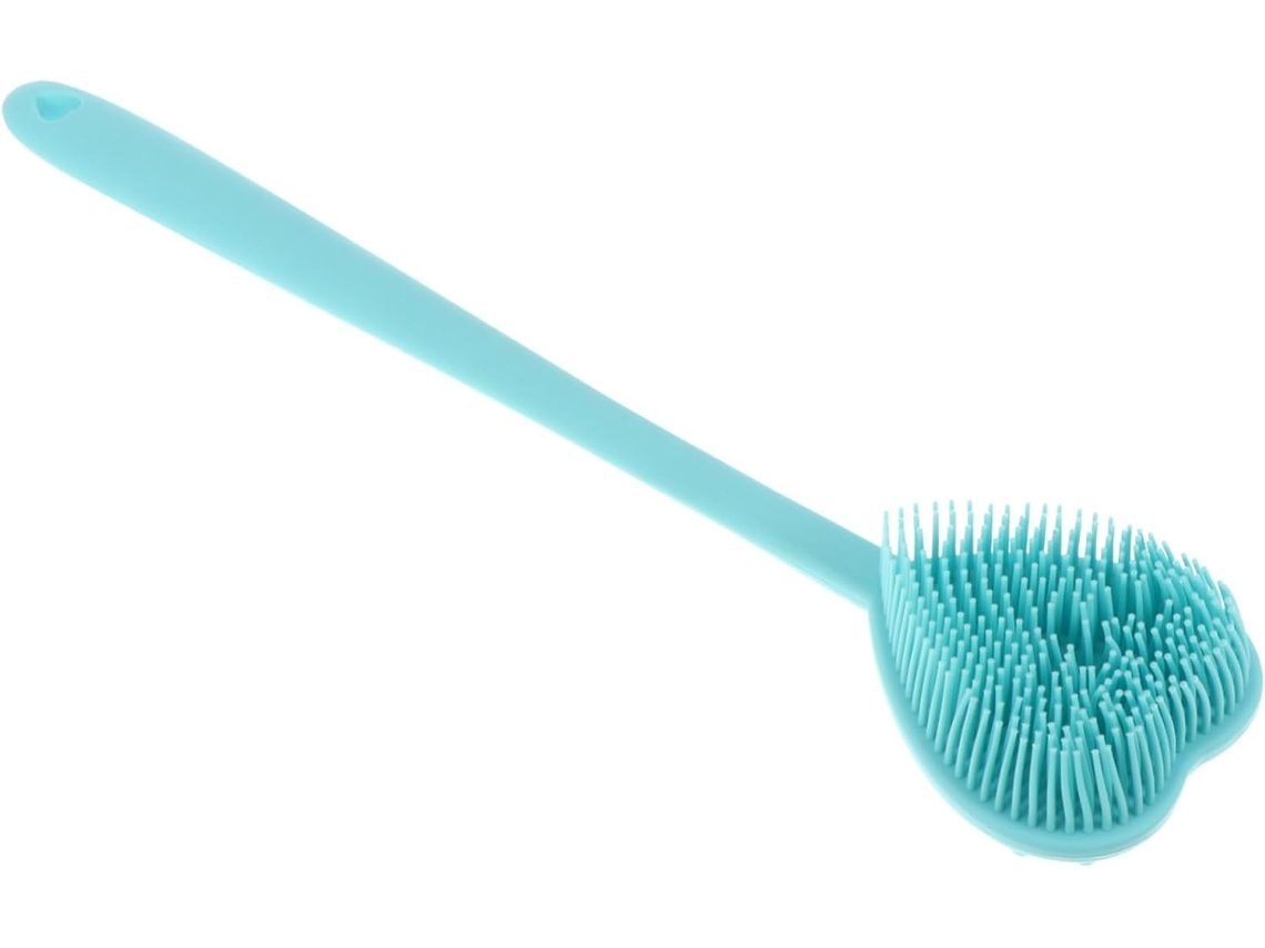 Lurelia Escova De Silicone Para Corpo E Rosto, Silicone Macio, Cabo Longo E Dupla Face, Rotina Spa Leve
