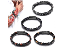 Pulseiras Humanic+ Maxhematie Com Contas De Cristal De Hematita