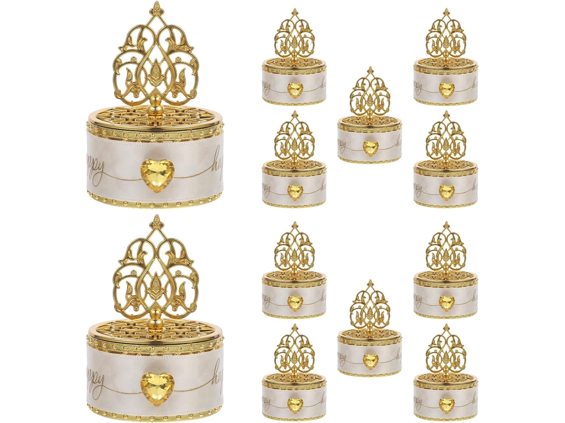 Caixinhas De Plástico Pequenas Para Doces, 12 Unidades, Para Casamento.