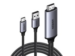 Adaptador Ugreen Hdmi Para Usb C 4k 60hz 5v 1a Para Tvs E Laptops Compatíveis