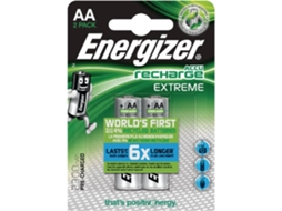 Pilhas Recarregáveis ENERGIZER Accu Recharge Extreme HR06 2300mAh (Outlet Caixa Aberta - 2 unidades)
