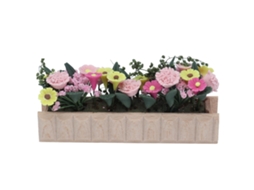 Jardim De Flores Para Casa De Bonecas Com Vasos E Acessórios Em Miniatura