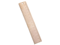Régua Reta De Latão Eringogo 15cm, Régua Para Estudantes, Material Escolar, Prática E Fácil De Usar, Ideal Para Escola E