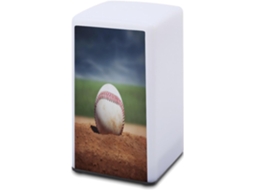 Luminária De Mesa A Bateria Com Estampa Beisebol, Ideal Para Leitura Em Escritórios E Quartos, Além De Ser Útil Para