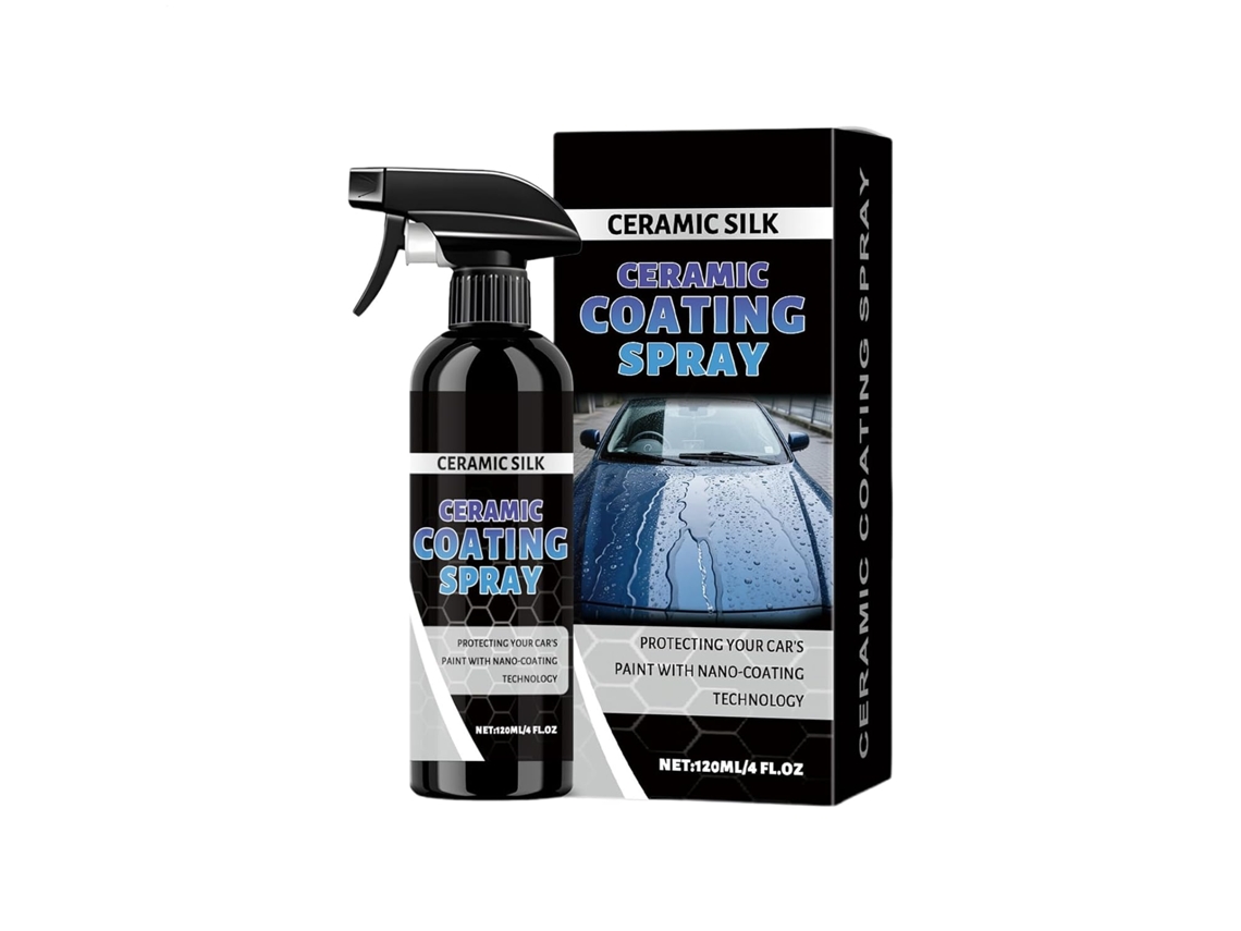 Spray De Revestimento Cerâmico Hidrofóbico, Protetor E De Alto Brilho Para Detalhamento Automotivo.