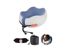 Travesseiro De Viagem Ajustável Em Espuma Viscoelástica Cinza Formato U, Superleve E Portátil, Ideal Para Viagens Avião Conforto O Aquaforge
