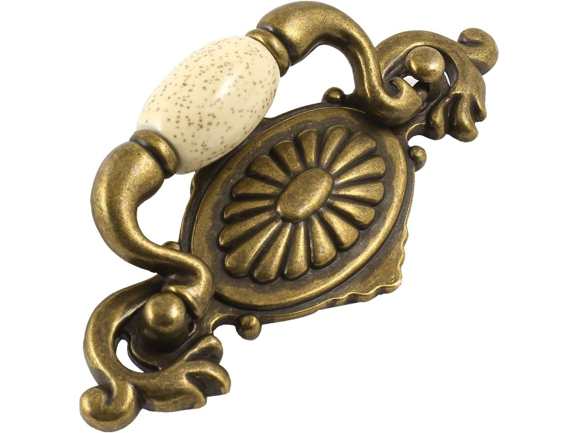 Puxador de Metal Tom Bronze Estilo Retrô para Porta de Armário 2,7'' CHABERLU