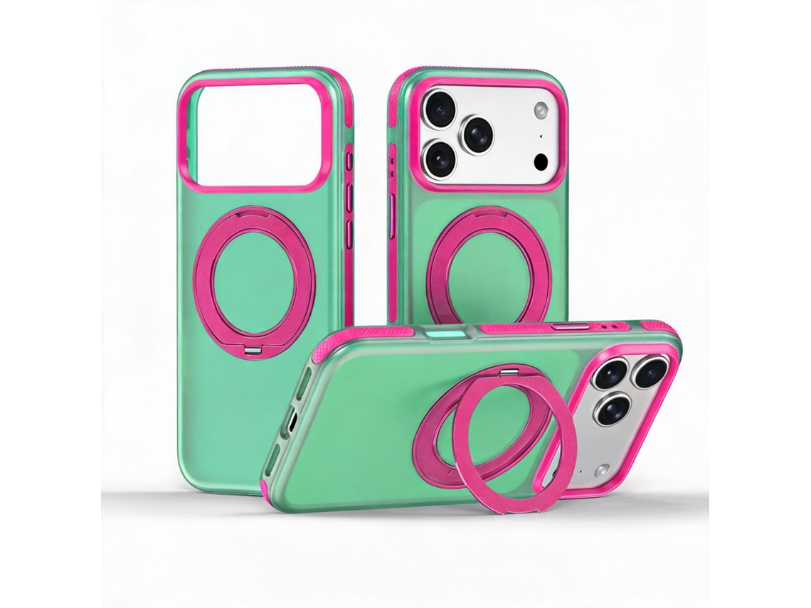 Capa Magnético Hibbent Para Iphone 18 Pro Max (verde)