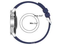 Pulseira de Silicone Compatível com Huawei Watch Gt5 e Gt5 Pro Estilo Original com Pinos Quick Release CHABERLU