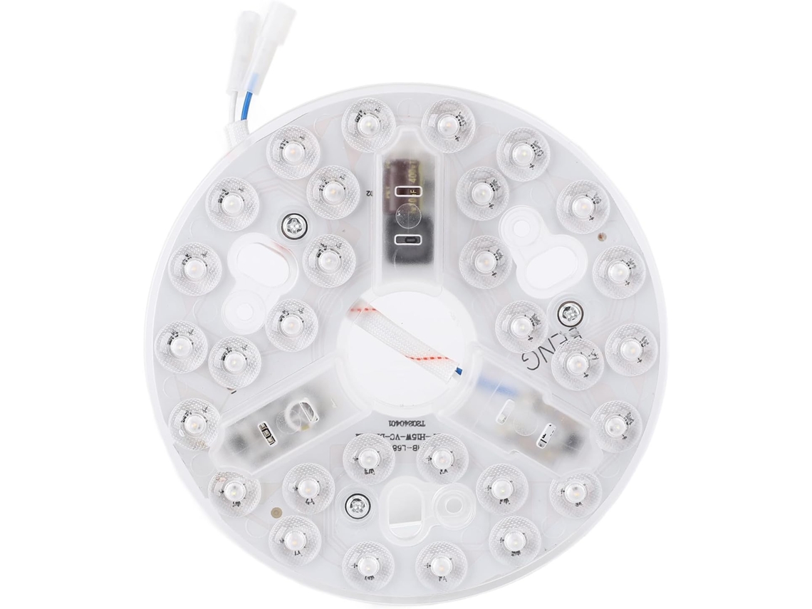 Ventilador De Teto Com Luz Led, 3 Temperaturas Cor, Base Alumínio