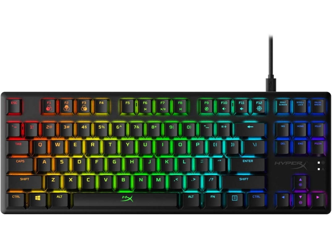 Teclado Gaming HYPERX Alloy Origins Core (Outlet Grade A - Mecânico - Inglês - Preto)
