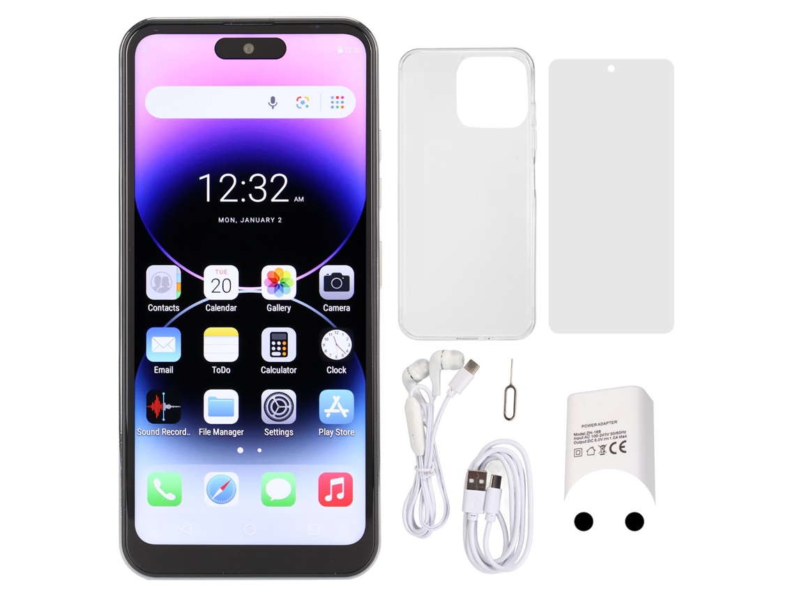 Smartphone 4g Laxiscreed Com Desbloqueio Facial E Câmeras Duplas De Alta Qualidade