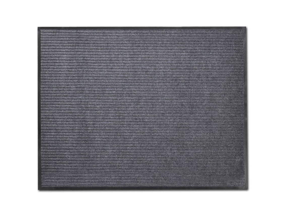 Vidaxl Tapete De Porta Cinzento 120 X 180 Cm Pvc