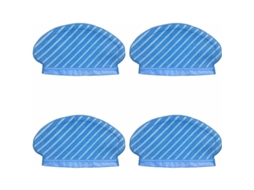 Conjunto de 4 Panos Limpeza para Aspirador Robô Ecovacs Deebot Ozmo 950 920 Triomphe BRILVIBERA