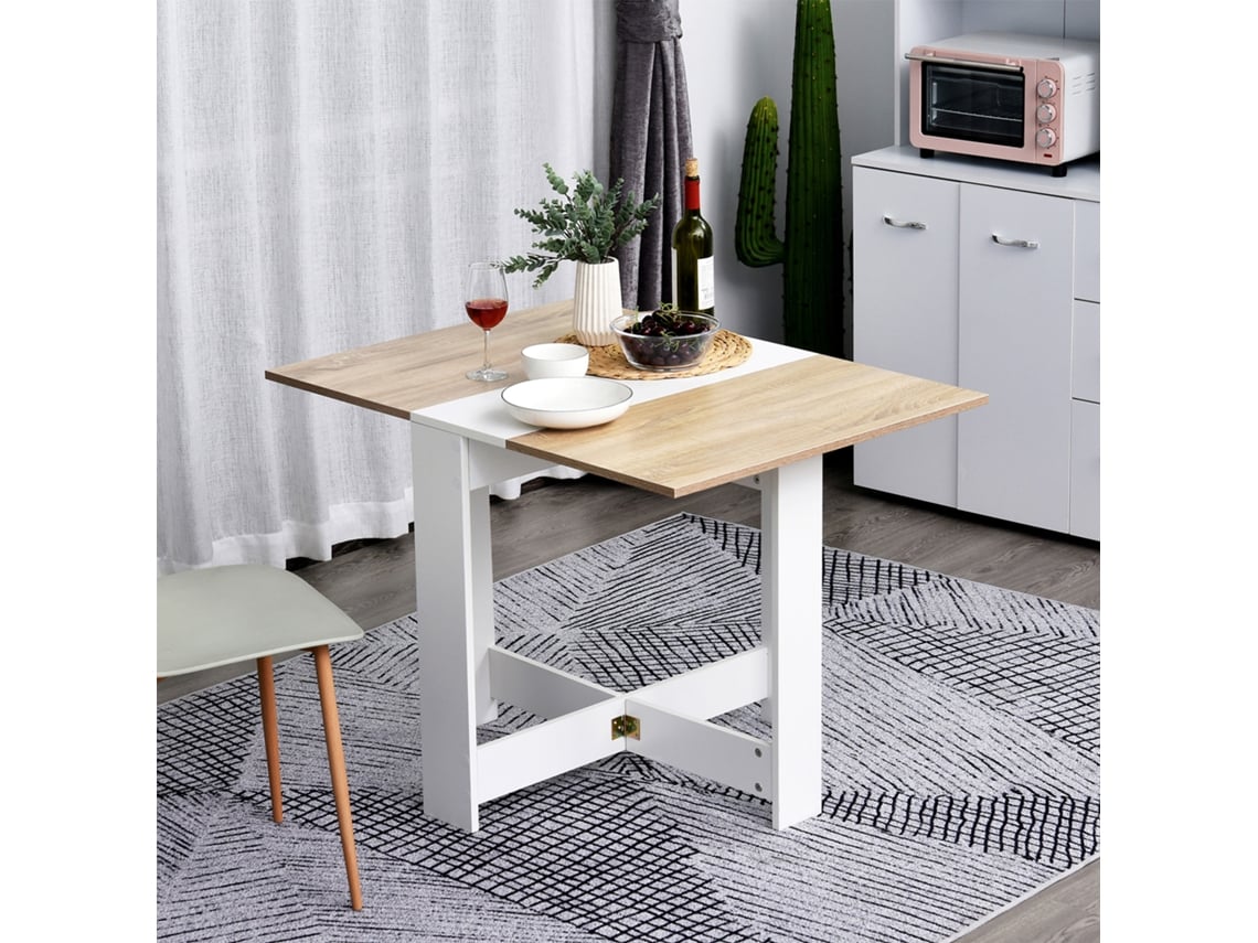 Mesa De Refeição, Acabamento Branco, 73,5 X 76 X 103 Cm