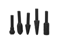 5 Peças De Broca Rotatória De Madeira Preta 53~61mm Cabeça De Broca De 6mm Para Processamento De Madeira