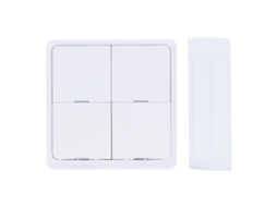 Interruptor de Cena Sem Fio Primerox com 4 Botões Zigbee Wifi Controle App com S/MARCA