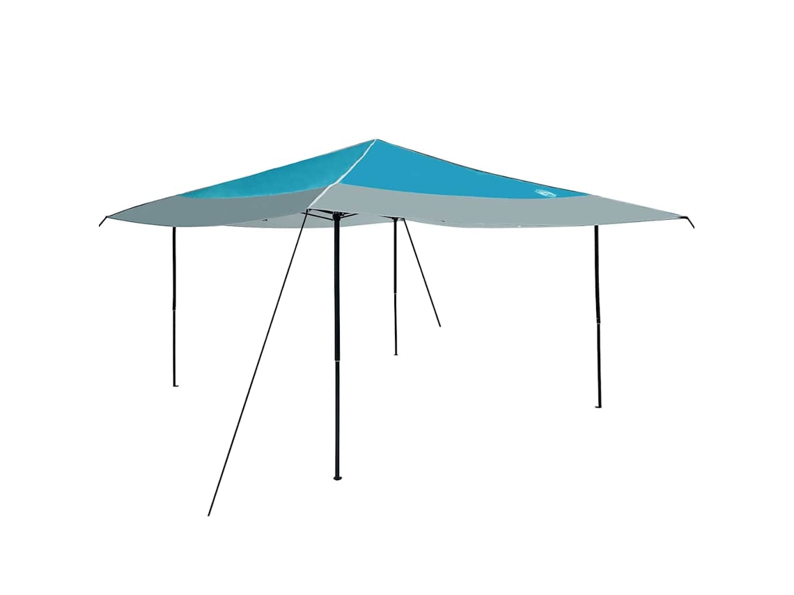 Conjunto 1 Toldo Pop-up Vidaxl Azul Tecido (395 X 395 X 251 Cm)