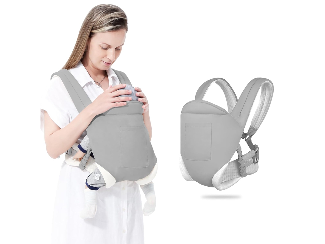 Porta bebês Versátil, Leve, Respirável, Tamanho Ajustável, Adequado para Bebês de 3 a 18 Meses CZHHMART