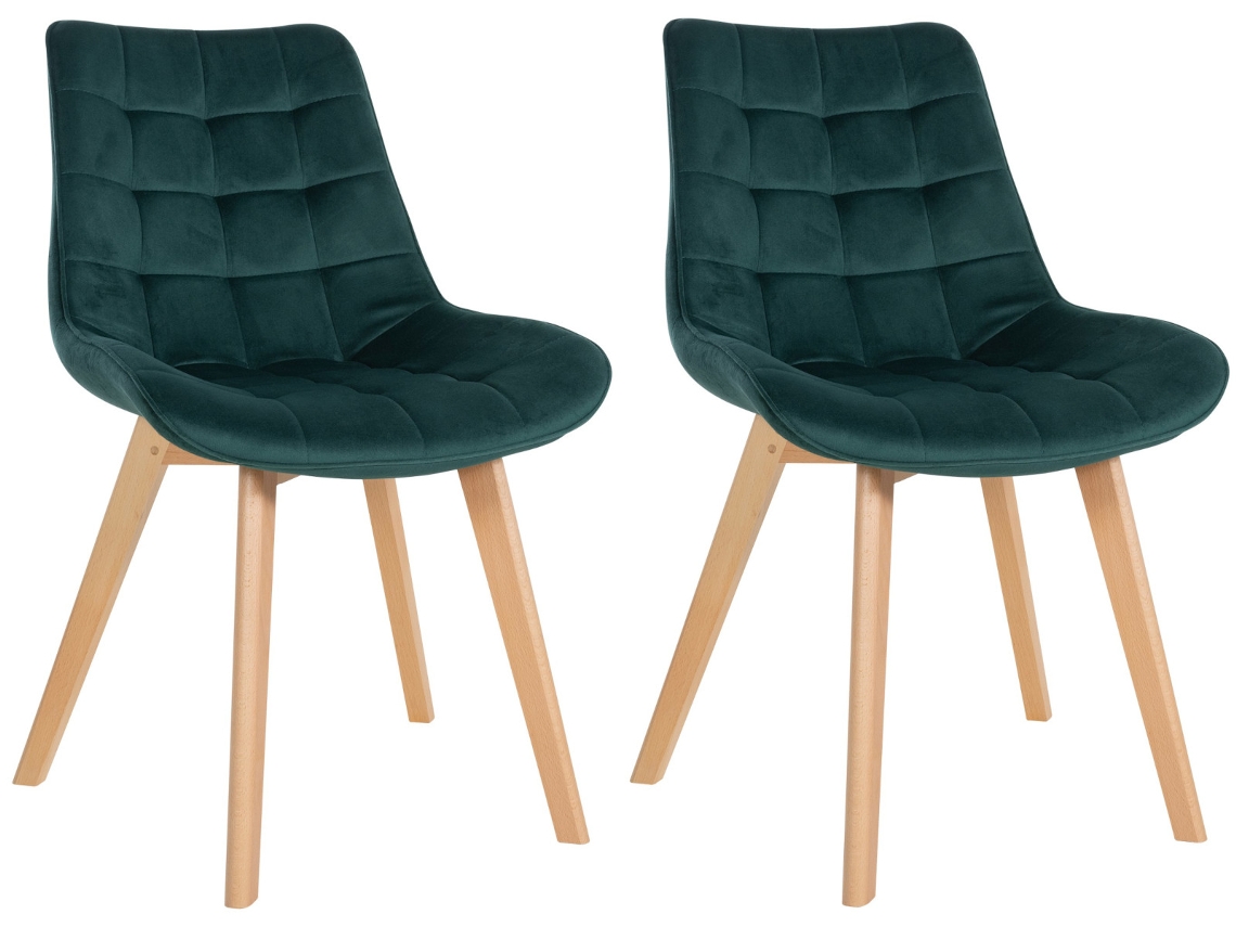 2er Set Stühle Brook Samt