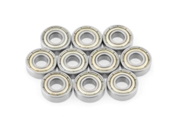 10 Peças Conjunto De Rolamentos De Aço Inoxidável 696zz Bola 6x15x5 Mm