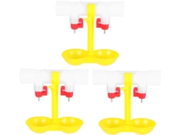 Bebedouro Automático De Bolas Para Galinhas, Conjunto De 4 Peças, Metal E Plástico.